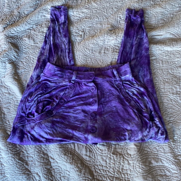 Urban Empire Other - Urban Empire purple Tye dye Haram pants